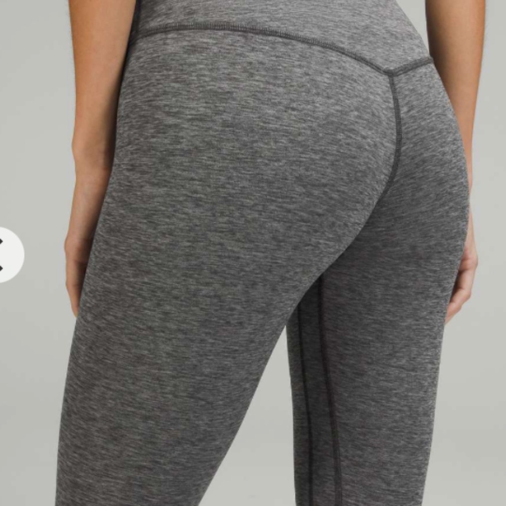 Lululemon Align High-Rise Pant 28" Heathered Graphite Grey Size 10